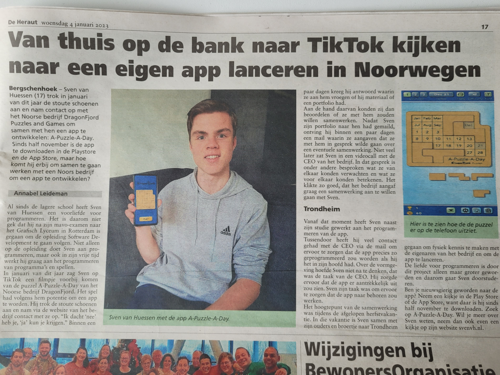 Heraut - A Puzzle a Day - Sven van Huessen