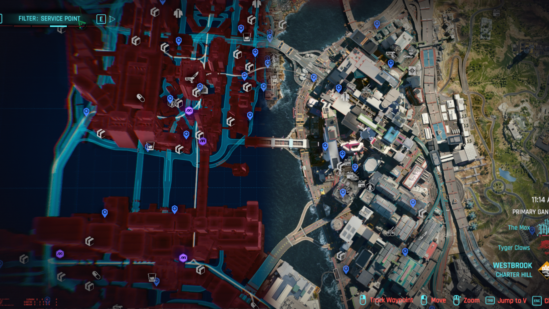 Realistic Map - Cyberpunk 2077 Mod