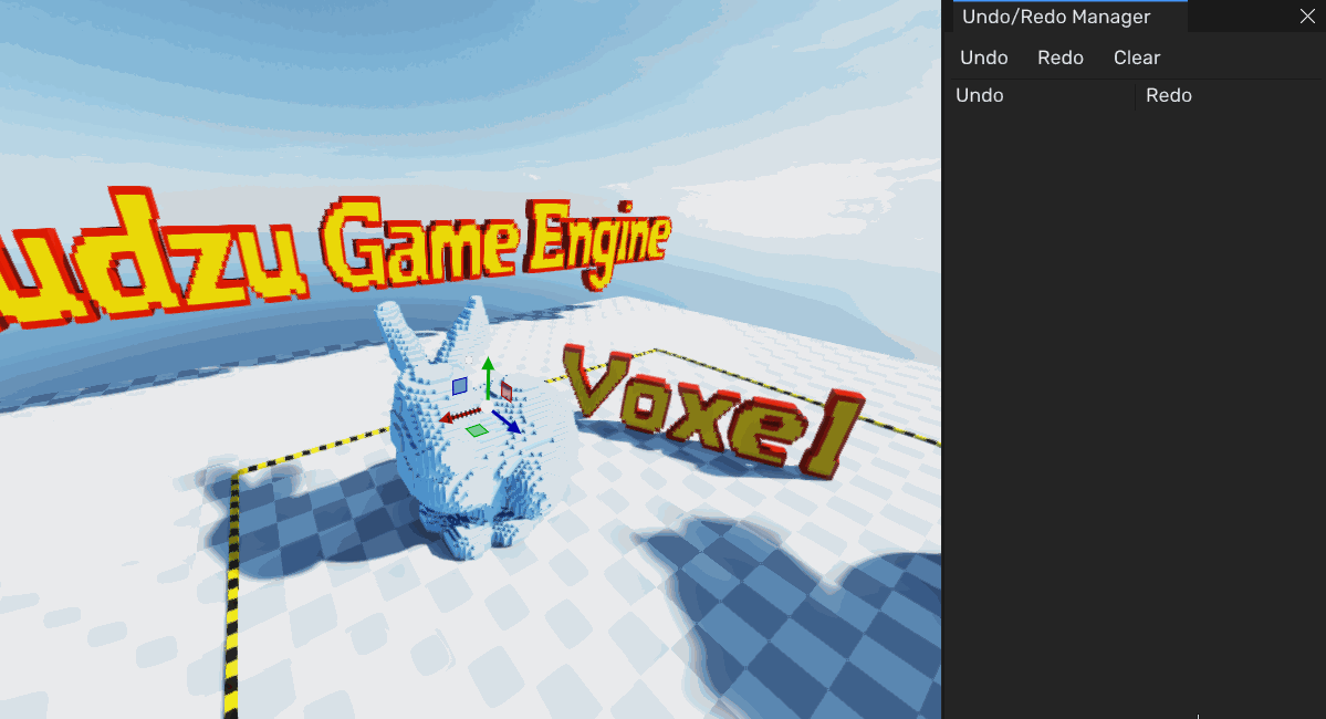 Kudzu Engine Undo Redo